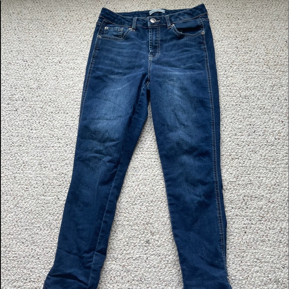 Copper key skinny jeans denim